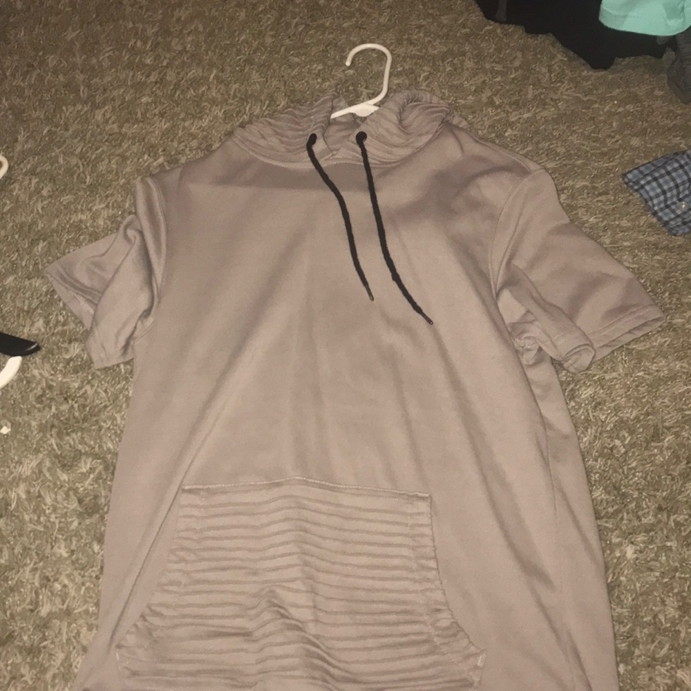 Men’s Carbon Elongated Hoodie Shirt